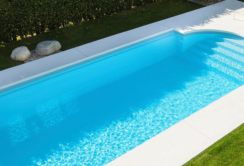 Stainless steel skimmer pool