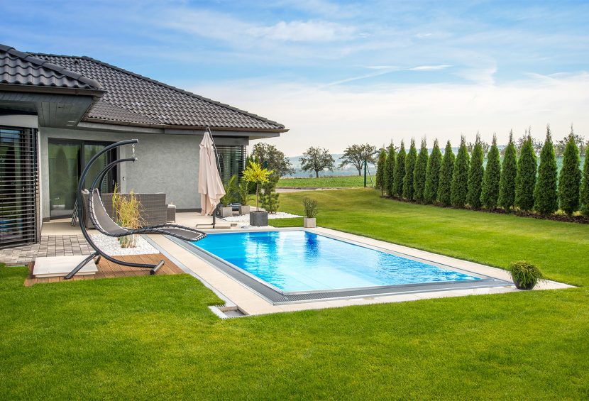 PISCINE À DÉBORDEMENT EN ACIER INOXYDABLE