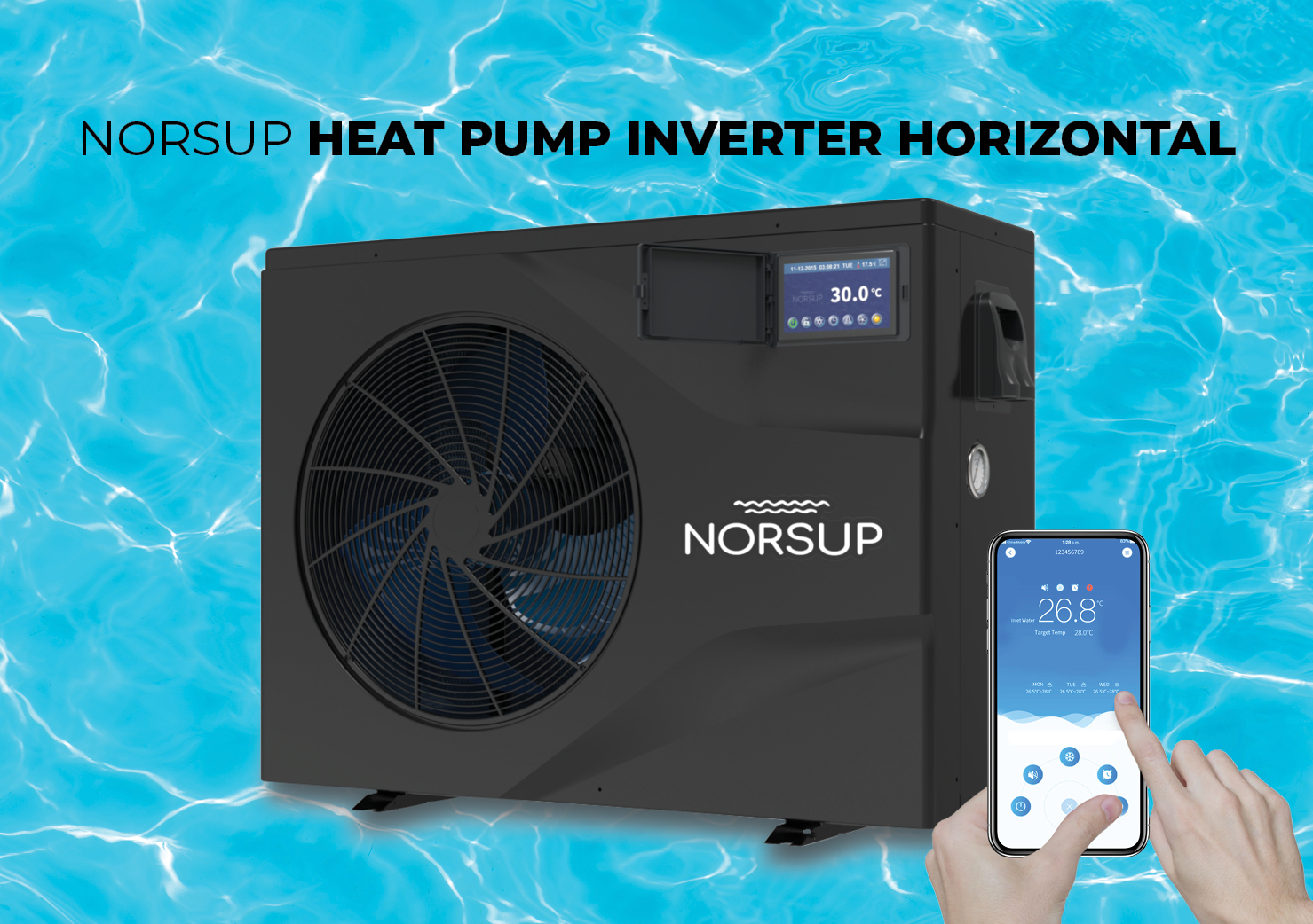 Norsup inverter heat pump horizontal