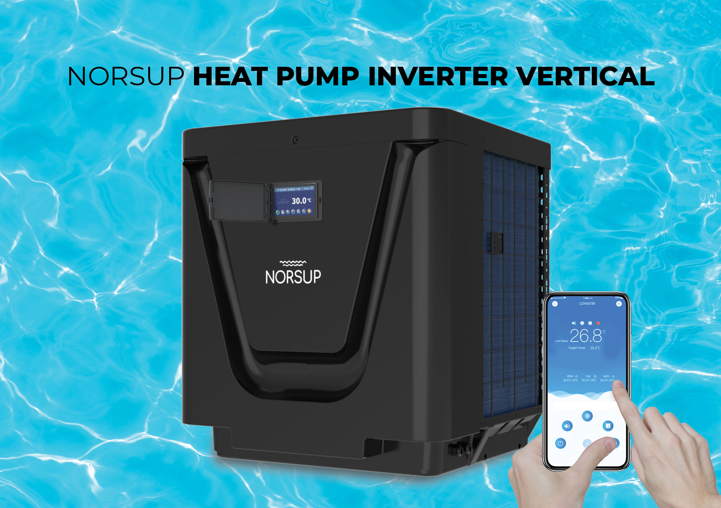 Norsup inverter heat pump vertical