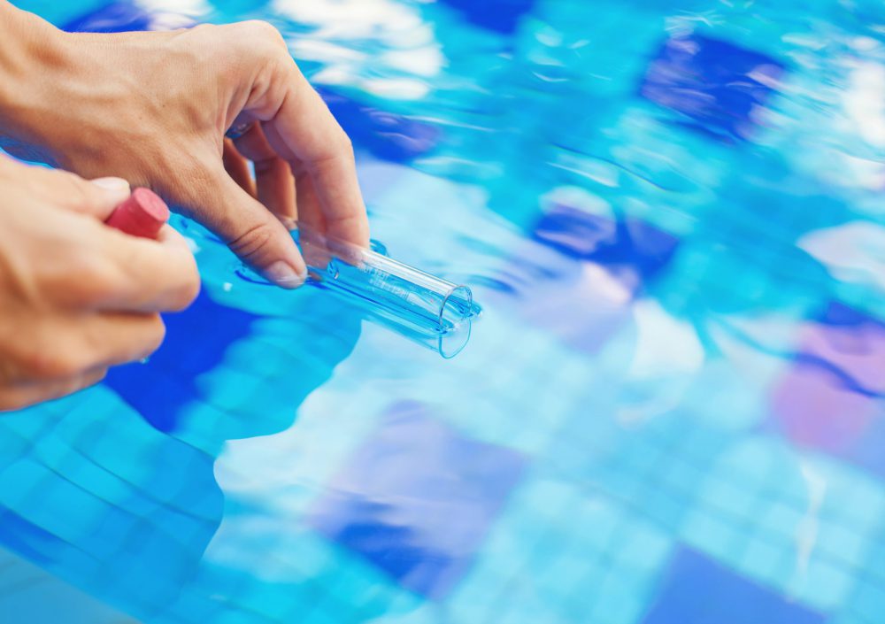 Piscina limpa e saudável